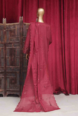 Bin Saeed Fabric - PC-D-28616- 3 Piece Luxury Embroidered Stitched Suit