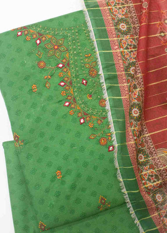 Bin Saeed Fabric - PD-0011-3 Piece Lawn Embroidered UnStitched Suit