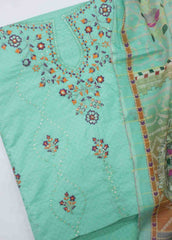 PD-0012-3 Piece Lawn Embroidered UnStitched Suit