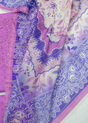 Bin Saeed Fabric - PD-0013-3 Piece Lawn Embroidered UnStitched Suit