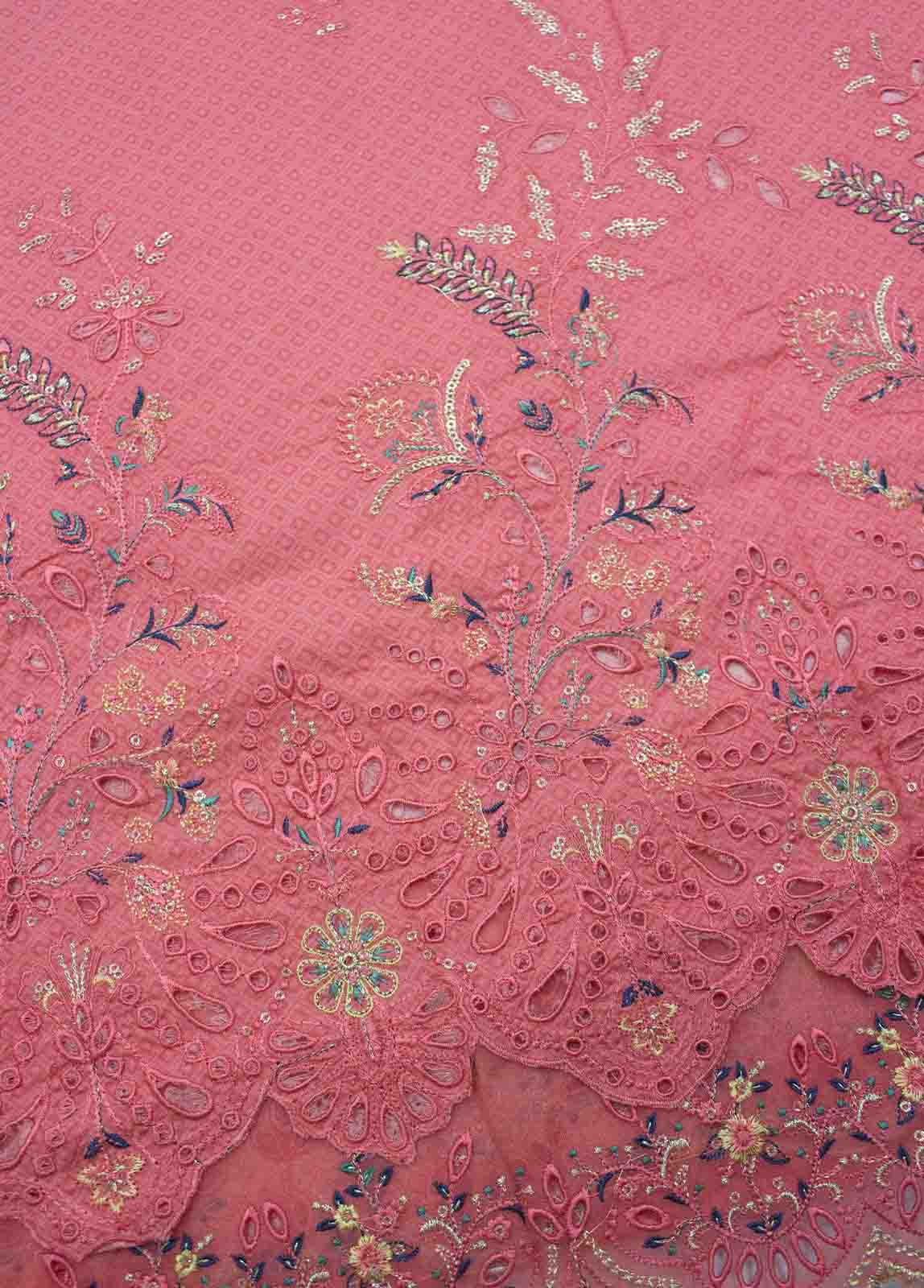 Bin Saeed Fabric - PD-0015-3 Piece Lawn Embroidered UnStitched Suit