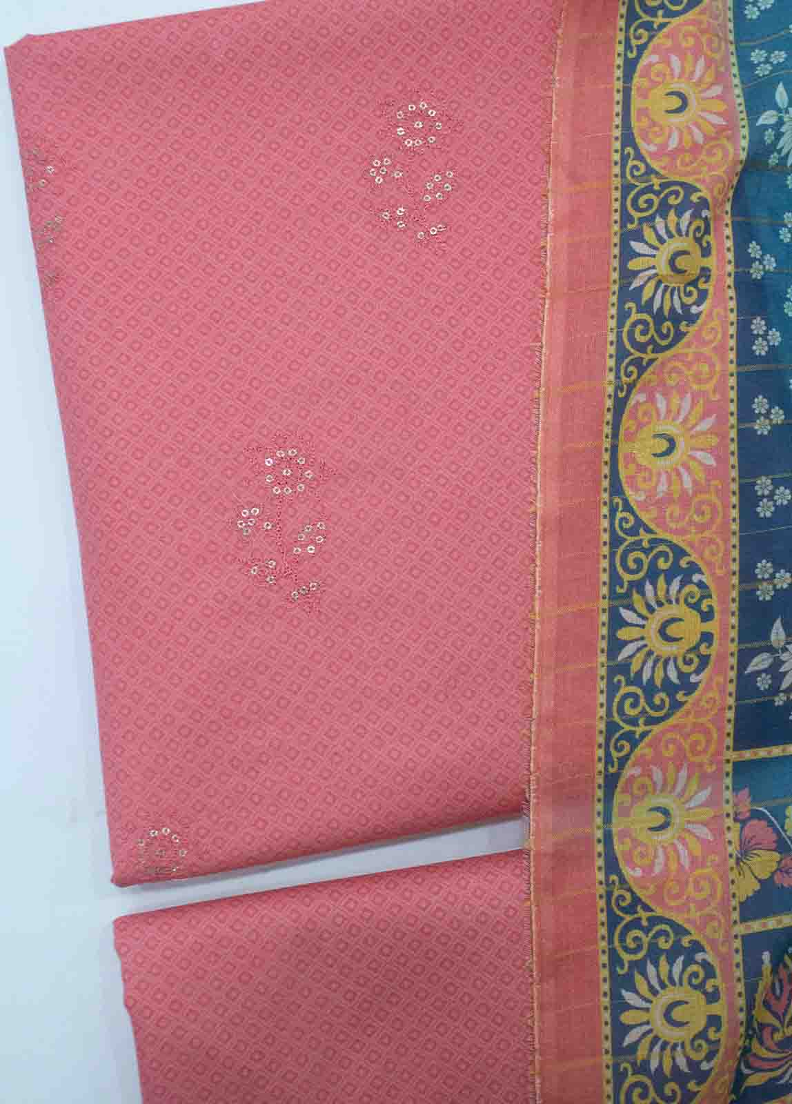 Bin Saeed Fabric - PD-0015-3 Piece Lawn Embroidered UnStitched Suit