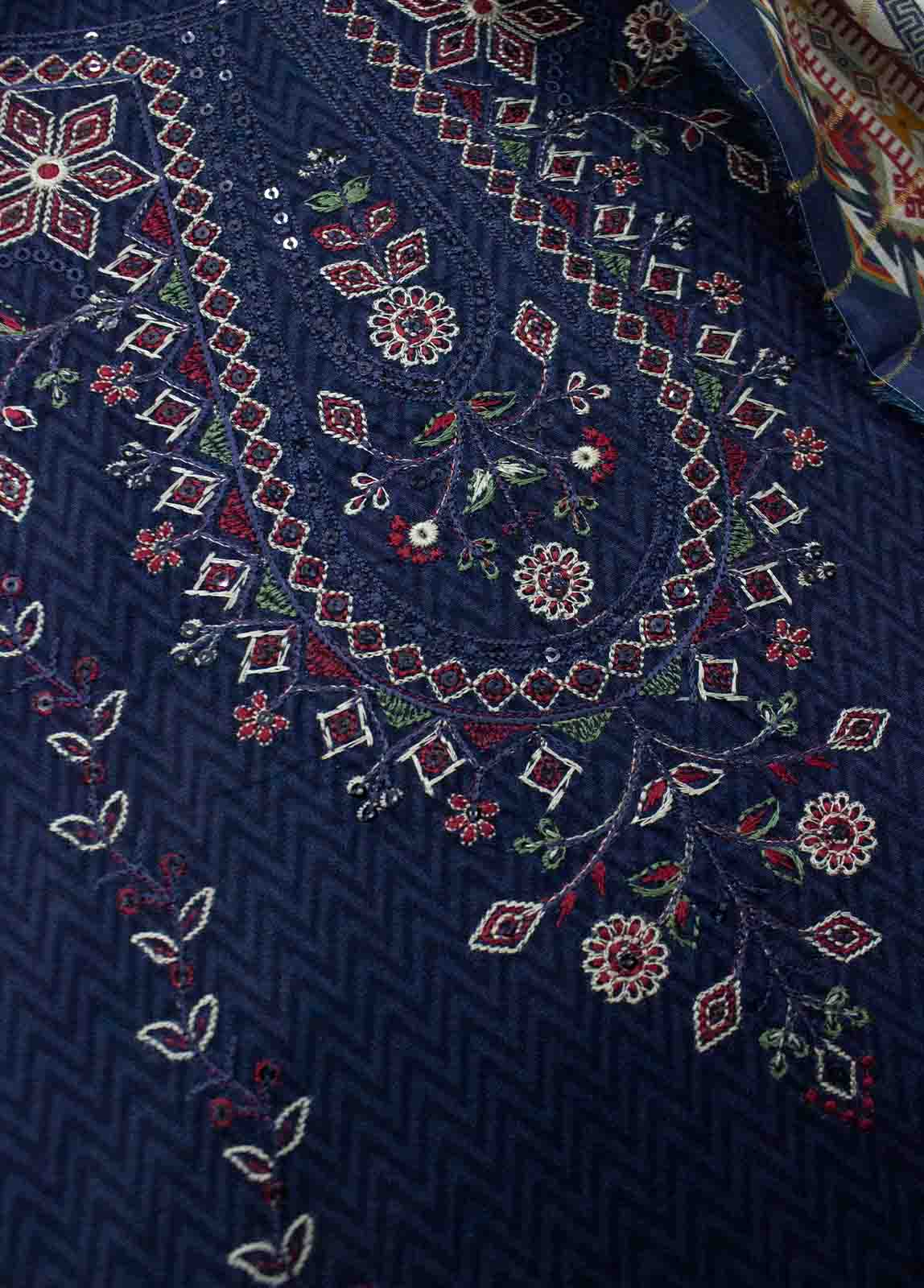 Bin Saeed Fabric - PD-0016-3 Piece Lawn Embroidered UnStitched Suit