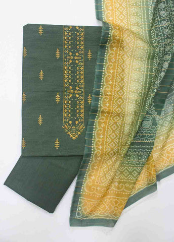 Bin Saeed Fabric - PD-0017-3 Piece Lawn Embroidered UnStitched Suit