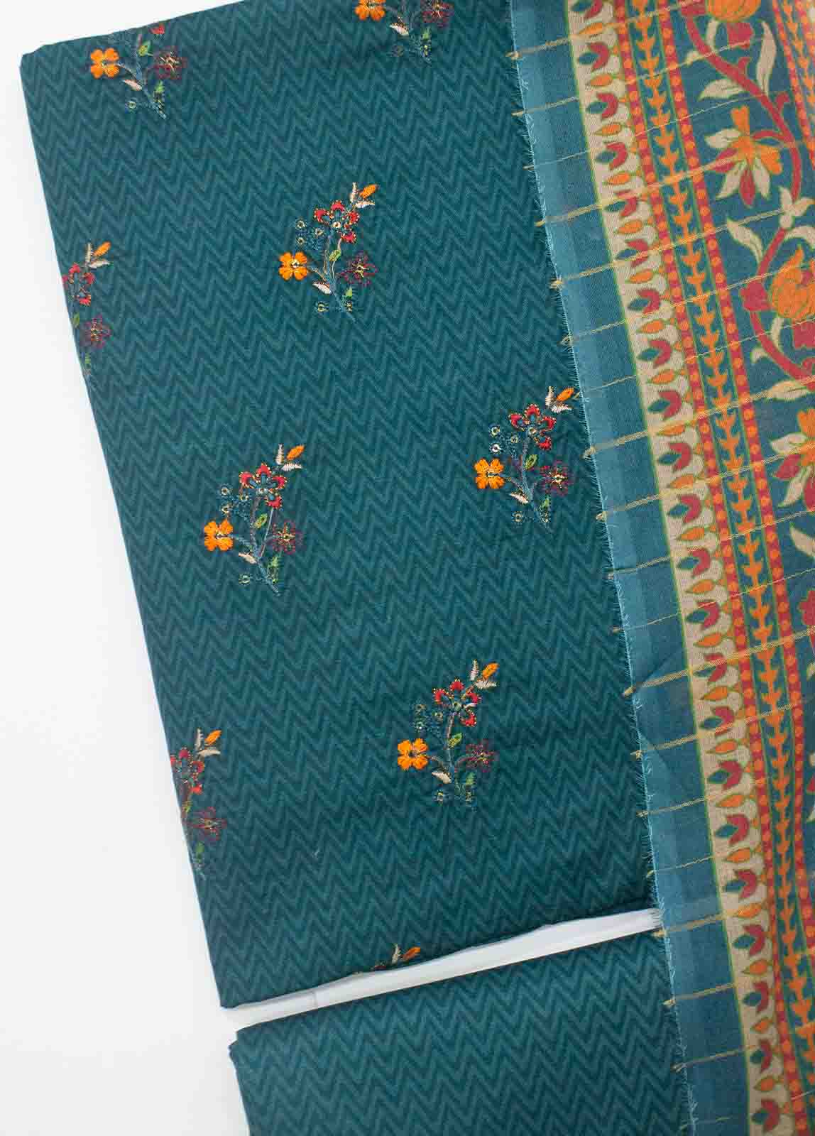 Bin Saeed Fabric - PD-0018-3 Piece Lawn Embroidered UnStitched Suit