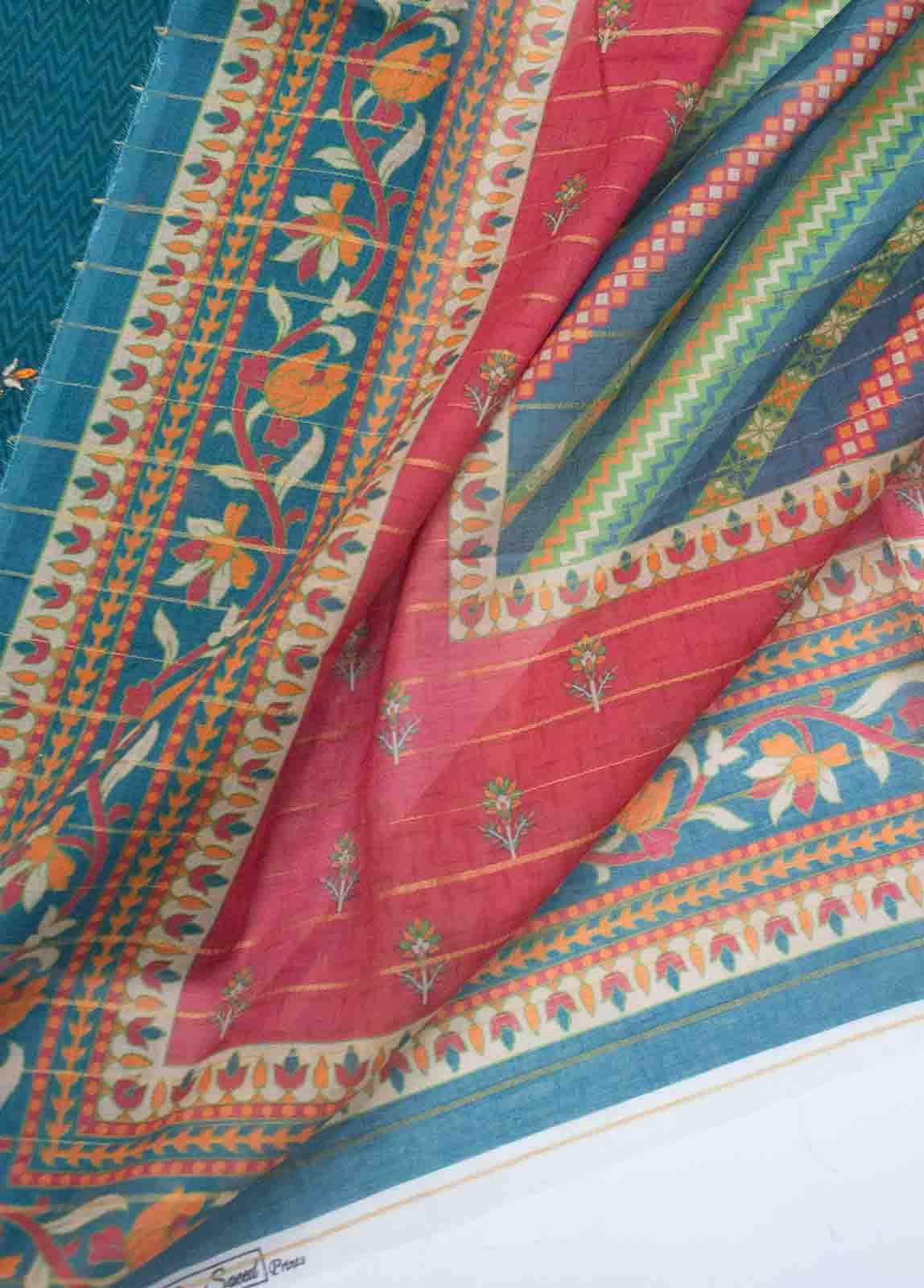 Bin Saeed Fabric - PD-0018-3 Piece Lawn Embroidered UnStitched Suit