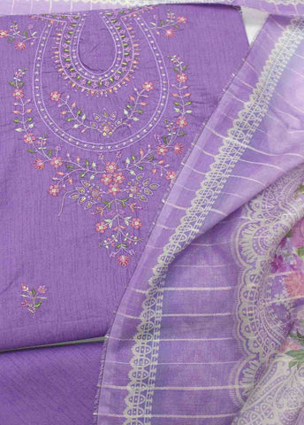 Bin Saeed Fabric - PD-0028-3 Piece Lawn Embroidered UnStitched Suit