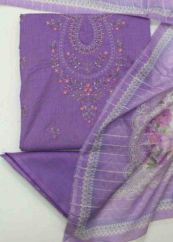 Bin Saeed Fabric - PD-0028-3 Piece Lawn Embroidered UnStitched Suit