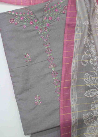 Bin Saeed Fabric - PD-0029-3 Piece Lawn Embroidered UnStitched Suit