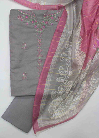 Bin Saeed Fabric - PD-0029-3 Piece Lawn Embroidered UnStitched Suit