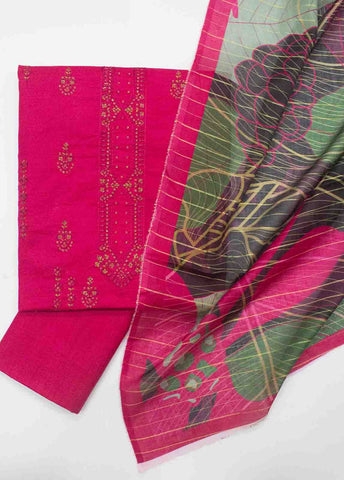 Bin Saeed Fabric - PD-0033-3 Piece Lawn Embroidered UnStitched Suit