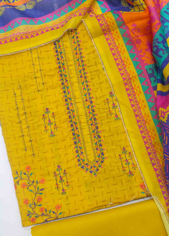 Bin Saeed Fabric - PD-568-3 Piece Unstitched Lawn Embroidery Suit