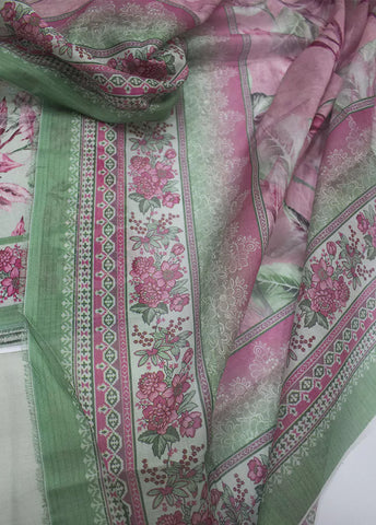 PDC-0766- 3 Piece Cotton Printed UnStitched Suit