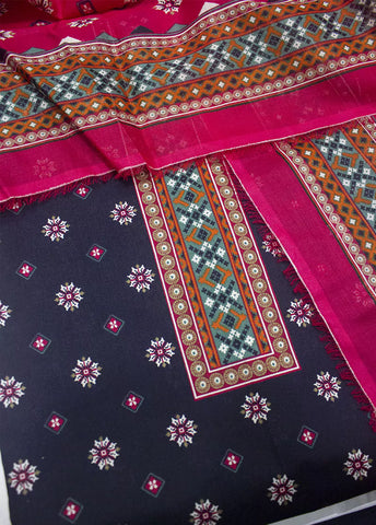 PDC-0767- 3 Piece Cotton Printed UnStitched Suit