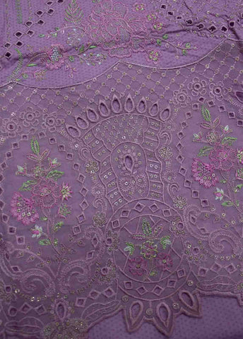 Bin Saeed Fabric - PDE-0092- 3 Piece Lawn Embroidered UnStitched Suit