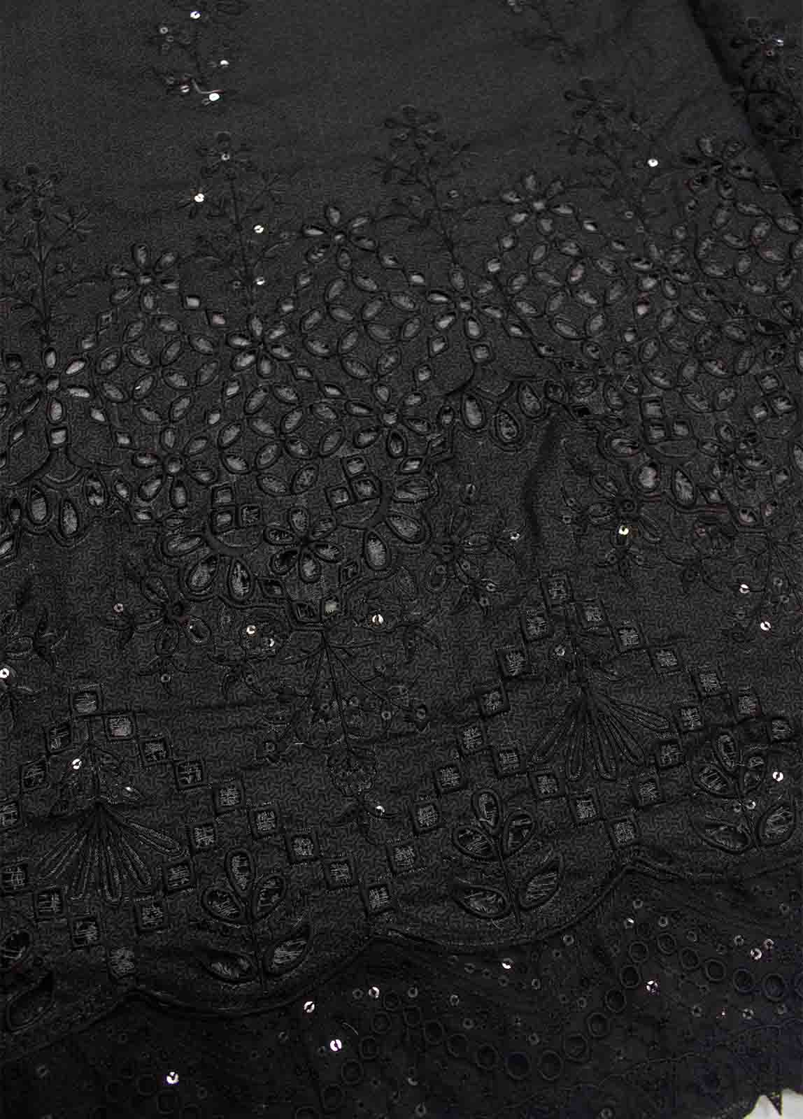 Bin Saeed Fabric - PDE-096- 3 Piece Lawn Embroidered UnStitched Suit