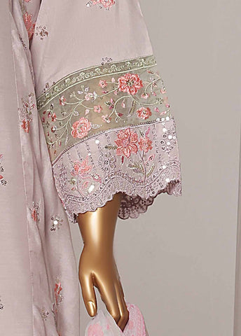 Bin Saeed Fabric - RTCS-0100-CS R-65- 3 Piece Luxury Embroidered Stitched Suit