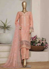 RTCS-0103 R-065- 3 Piece Luxury Embroidered Stitched Suit