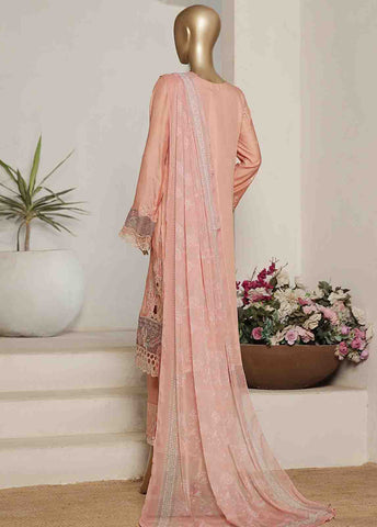 Bin Saeed Fabric - RTCS-0103 R-065- 3 Piece Luxury Embroidered Stitched Suit