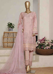 RTCS-0106 R-065- 3 Piece Luxury Embroidered Stitched Suit