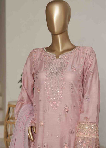 Bin Saeed Fabric - RTCS-0106 R-065- 3 Piece Luxury Embroidered Stitched Suit