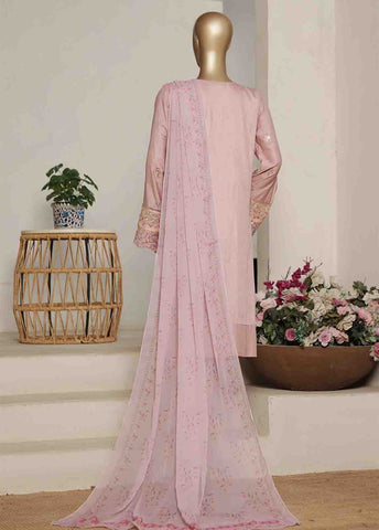 Bin Saeed Fabric - RTCS-0106 R-065- 3 Piece Luxury Embroidered Stitched Suit