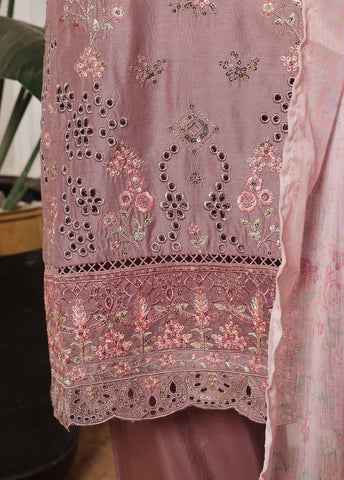 Bin Saeed Fabric - RTCS-0107-CS R-65- 3 Piece Luxury Embroidered Stitched Suit
