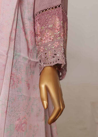 Bin Saeed Fabric - RTCS-0107-CS R-65- 3 Piece Luxury Embroidered Stitched Suit