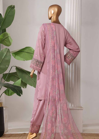 Bin Saeed Fabric - RTCS-0109-CS R-65- 3 Piece Luxury Embroidered Stitched Suit