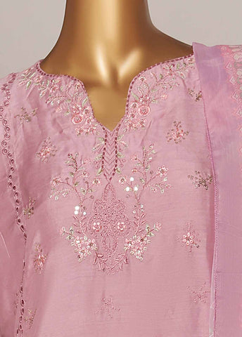 Bin Saeed Fabric - RTCS-0109-CS R-65- 3 Piece Luxury Embroidered Stitched Suit