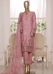 RTCS-0109 R64- 3 Piece Embroidered Stitched Suit