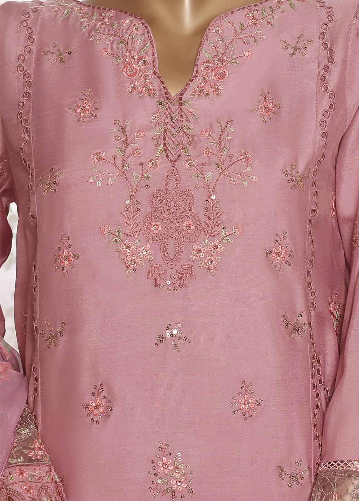 Bin Saeed Fabric - RTCS-0109 R64- 3 Piece Embroidered Stitched Suit
