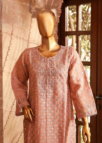 Bin Saeed Fabric - RTS-002 - 3 Piece Embroidered Organza