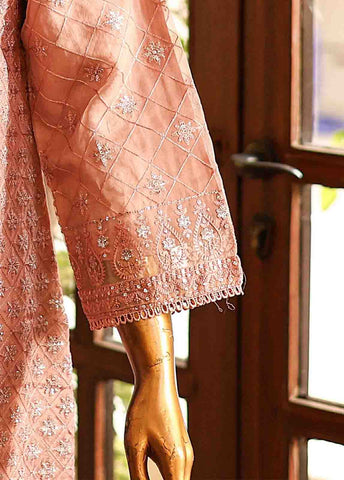 Bin Saeed Fabric - RTS-002 - 3 Piece Embroidered Organza