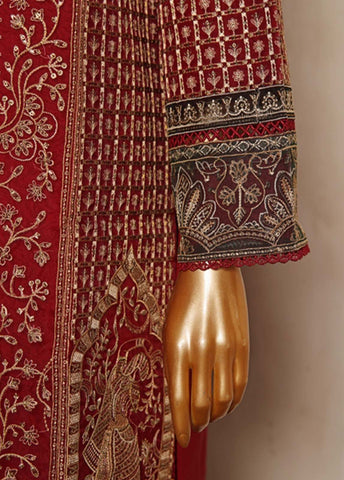 Bin Saeed Fabric - RTS-006- 3 Piece Embroidered Organza