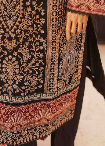 Bin Saeed Fabric - RTS-006 E- 3 Piece Embroidered Organza