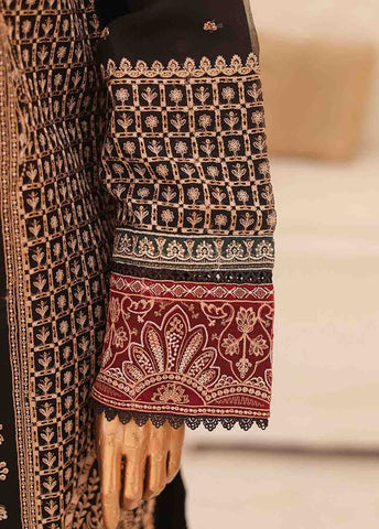 Bin Saeed Fabric - RTS-006 E- 3 Piece Embroidered Organza