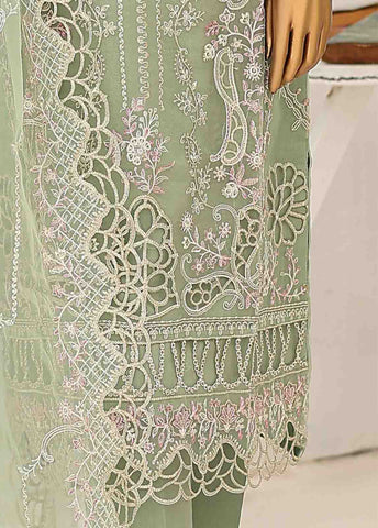 Bin Saeed Fabric - RTS-007 J R72 - 3 Piece Embroidered Organza