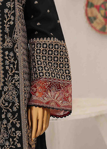 Bin Saeed Fabric - RTS-010 J- 3 Piece Embroidered Organza