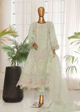 RTS-0152 F- 3 Piece Organza Stitched Suit