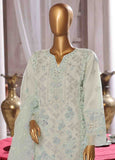 RTS-015 B- 3 Piece Embroidered Organza