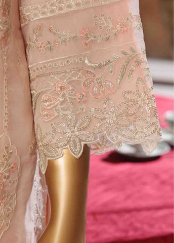 Bin Saeed Fabric - RTS-016- 3 Piece Embroidered Organza