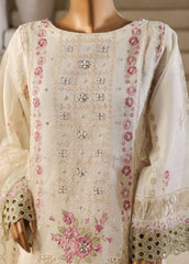 RTS-0017 M- 3 Piece Organza Stitched Suit