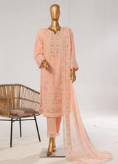 RTSC-005 H- 3 Piece Chiffon Stitched Suit