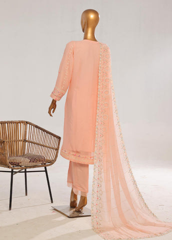 Bin Saeed Fabric - RTSC-005 H- 3 Piece Chiffon Stitched Suit
