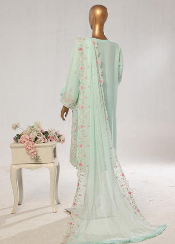 Bin Saeed Fabric - RTSC-005 S- 3 Piece Chiffon Stitched Suit
