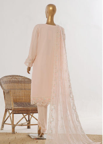 Bin Saeed Fabric - RTSC-006 H- 3 Piece Chiffon Stitched Suit