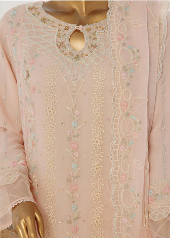 Bin Saeed Fabric - RTSC-006 H- 3 Piece Chiffon Stitched Suit