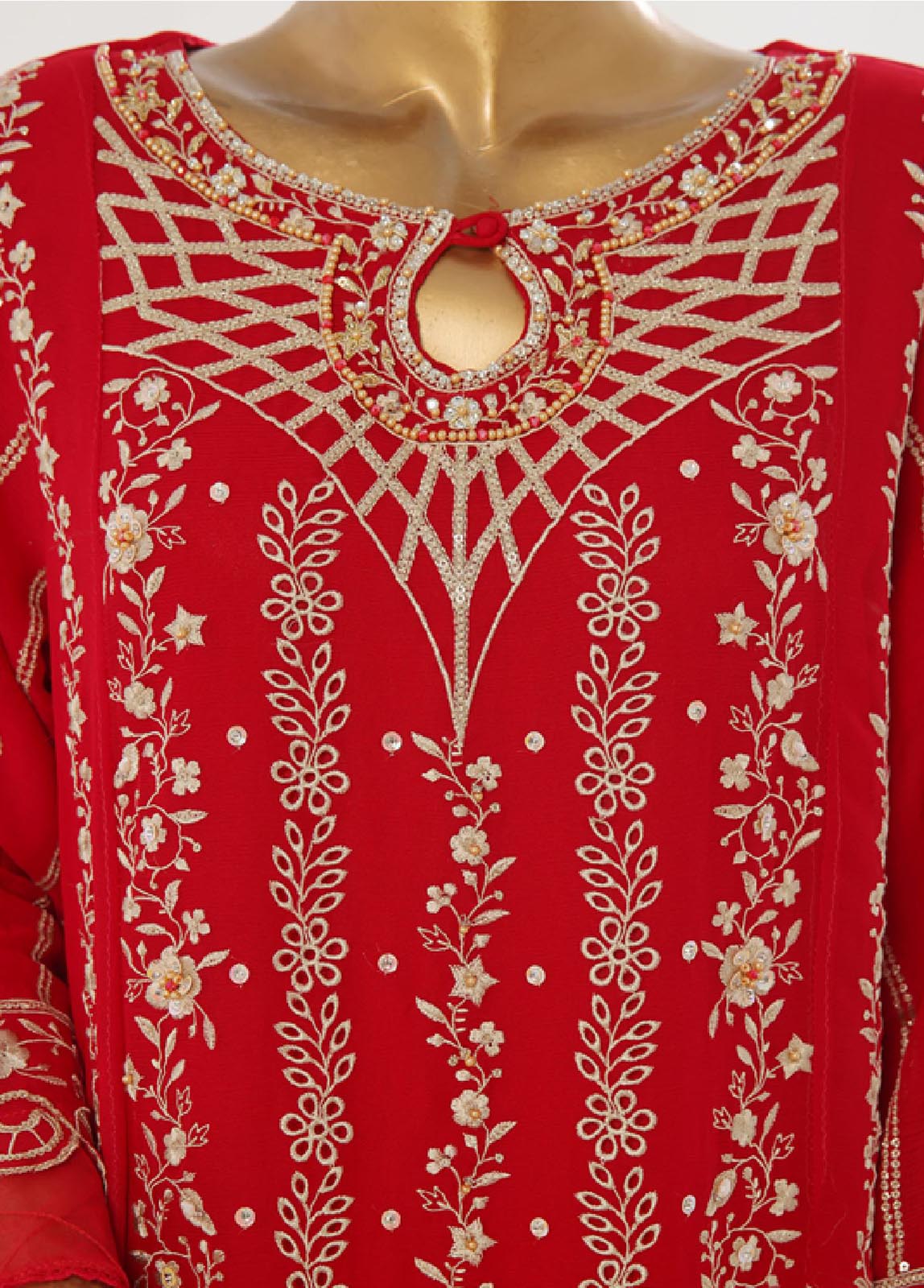 Bin Saeed Fabric - RTSC-006 S- 3 Piece Chiffon Stitched Suit