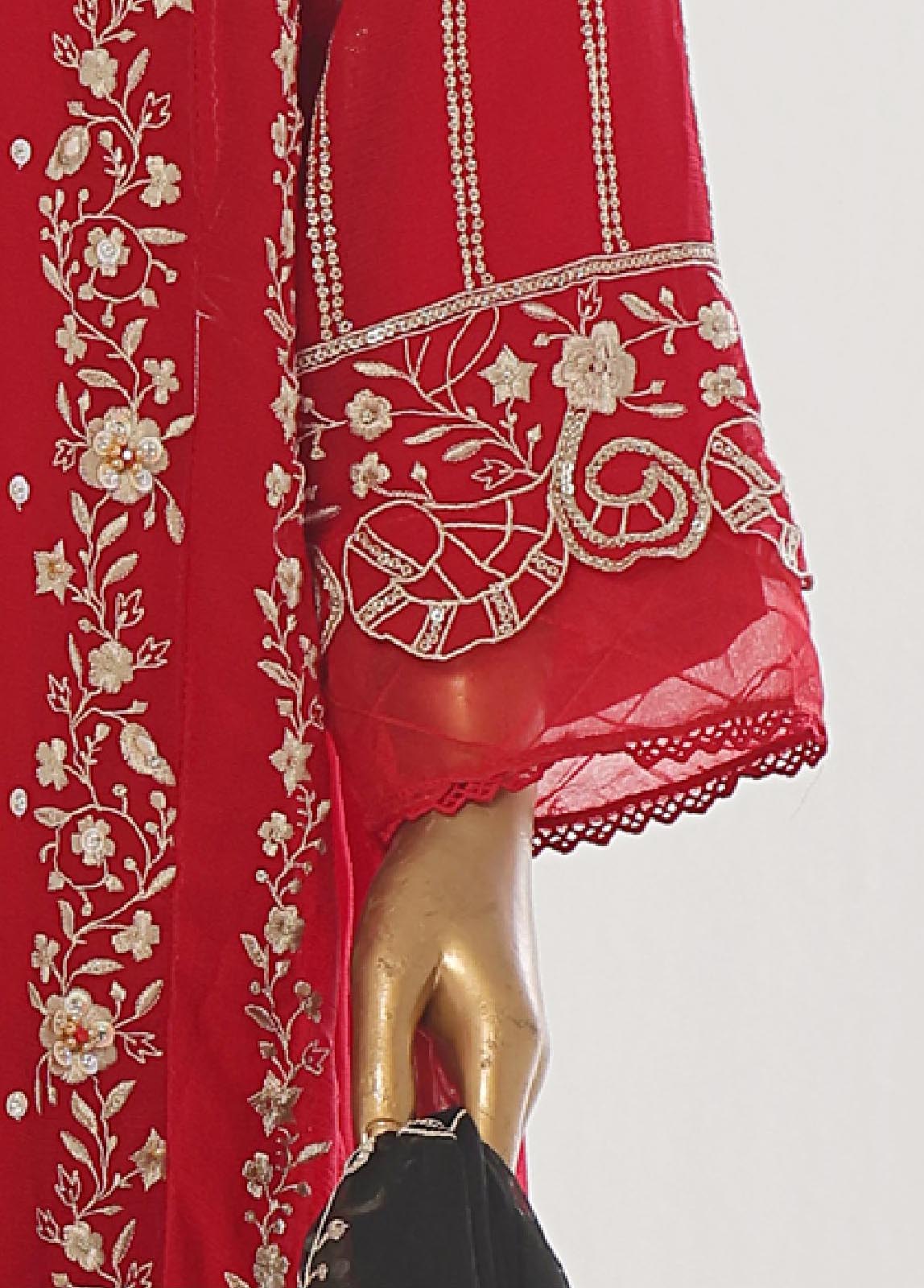 Bin Saeed Fabric - RTSC-006 S- 3 Piece Chiffon Stitched Suit